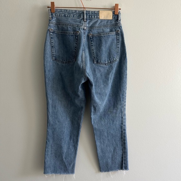 Everlane The Curvy 90s Cheeky Straight Jean Size 26 Crop Raw Hem - Picture 7 of 10